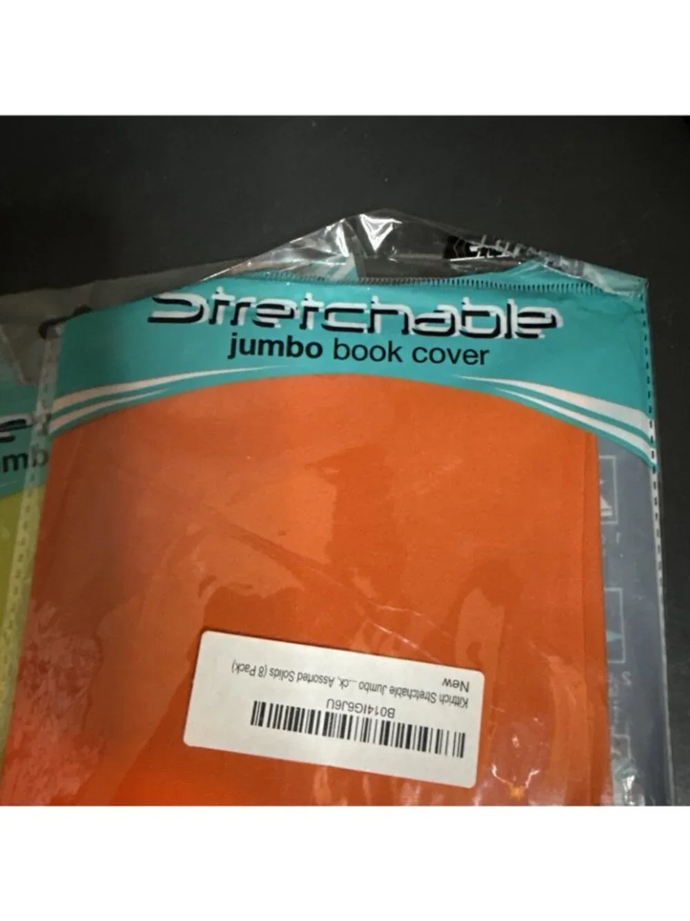 Kittrich  Stretchable Jumbo Book Covers Fabric Book School Lot Of 5